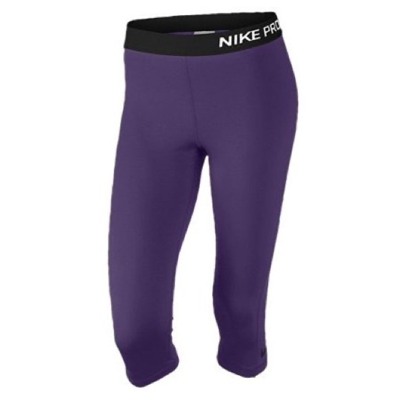 purple nike compression pants